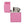 Zippo Classic Pink Matte Lighter with Zippo Logo