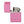 Zippo Logo Lighter - Pink Matte