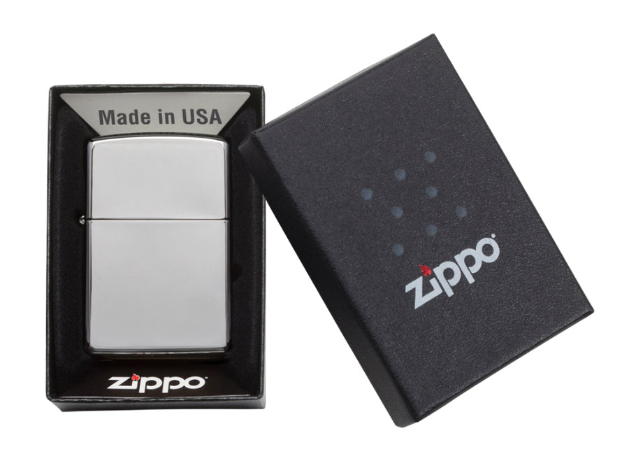 Zippo Lighter - High Polish Chrome