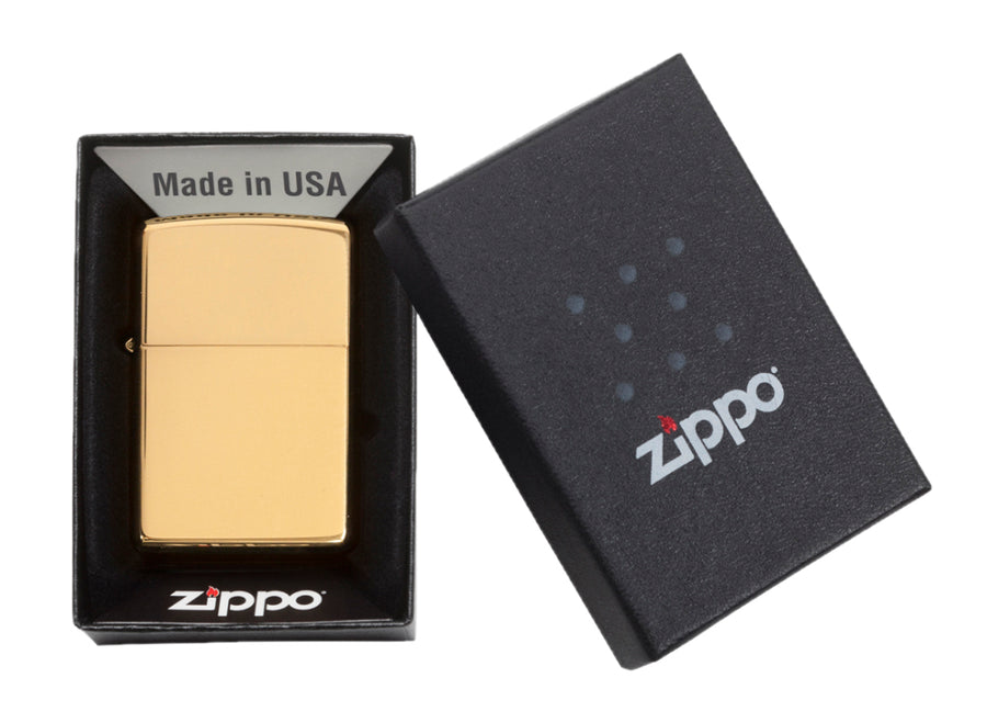Zippo Lighter - High Polish Brass