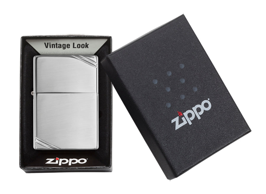 Zippo Vintage Lighter - High Polish Chrome