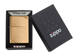 Zippo High Polish Brass Vintage Lighter