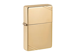 Zippo Vintage Lighter - High Polish Brass