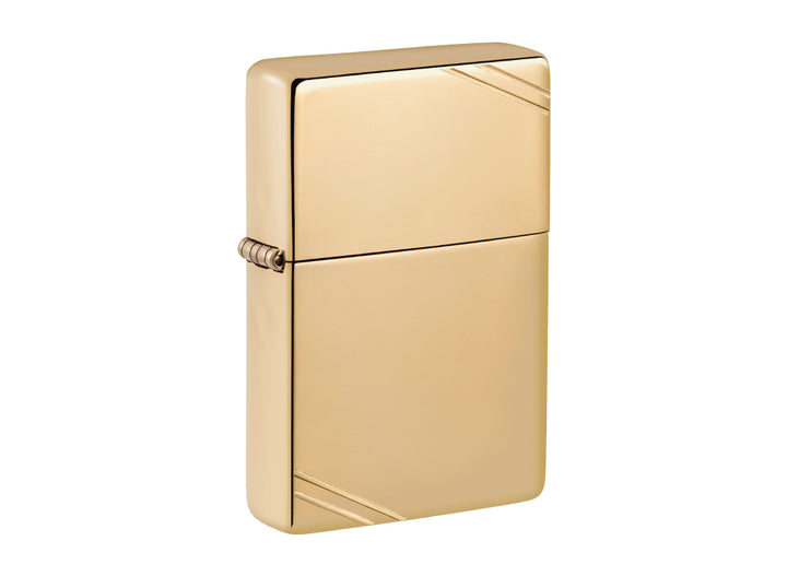 Zippo High Polish Brass Vintage Lighter