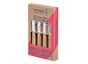 Opinel Beechwood 4pc Kitchen Knife Set