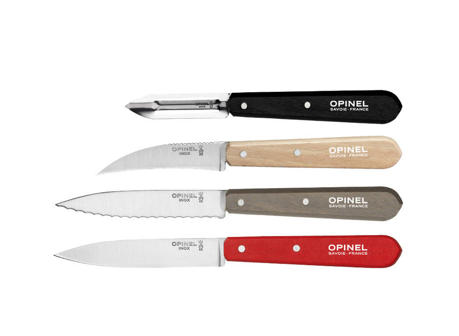 Opinel Loft 4pc Kitchen Knife Set