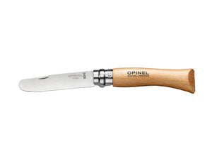 Opinel No.7 Round Ended Knife - Natural (Blister Pack)