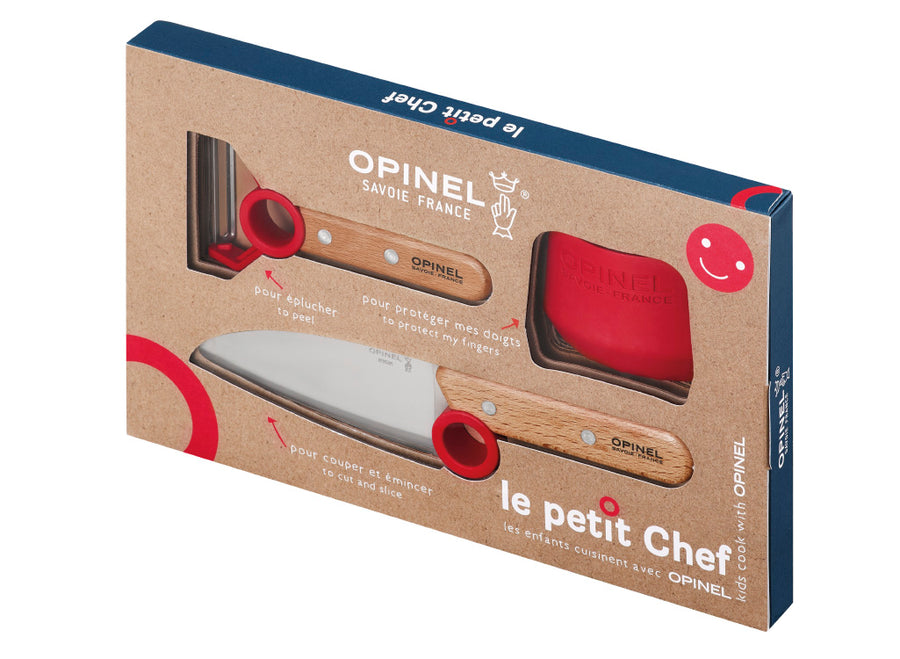 Opinel Le Petit Chef Box Set - Red