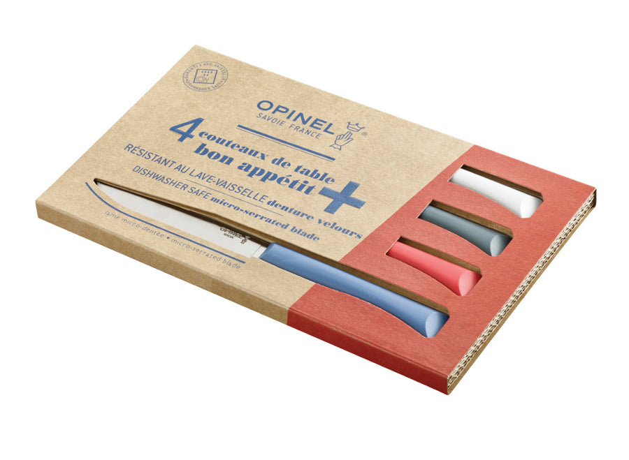 Opinel Bon Appetit + 4pc Table Knife Box Set - Primo