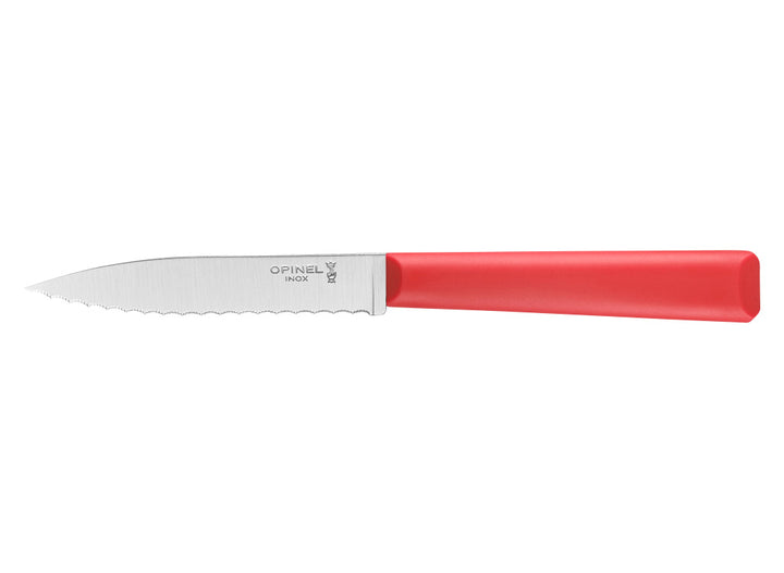 Opinel No.313 Essentiels+ Serrated Knife - Red