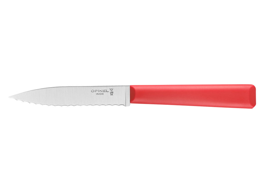 Opinel No.313 Essentiels+ Serrated Knife - Red