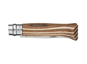 Opinel No.8 Laminated Birch Knife - Brown