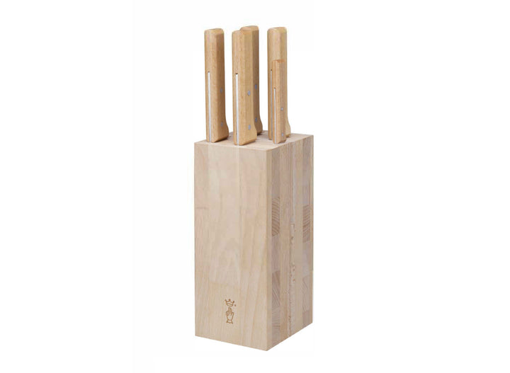 Opinel Parallèle 5pc Bread Knife Block Set