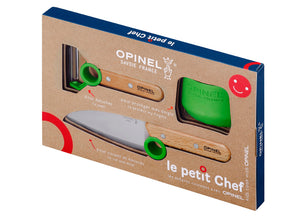 Opinel Le Petit Chef Box Set - Green