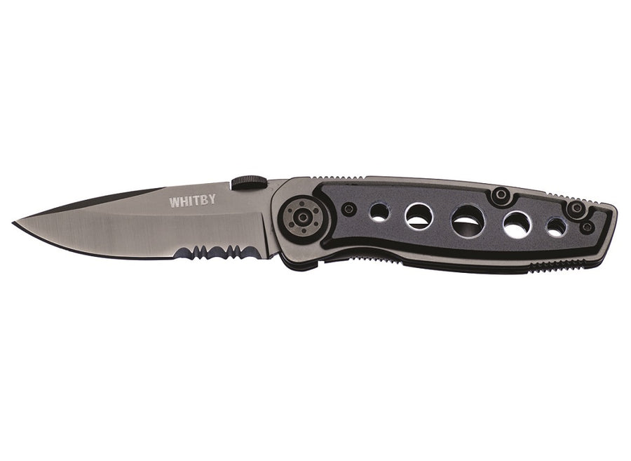 Whitby Black Gun Metal Lock Knife (2.5")