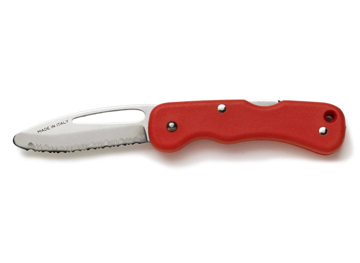 Whitby Safety/Rescue Blunt Ended Lock Knife (2.5") - Red