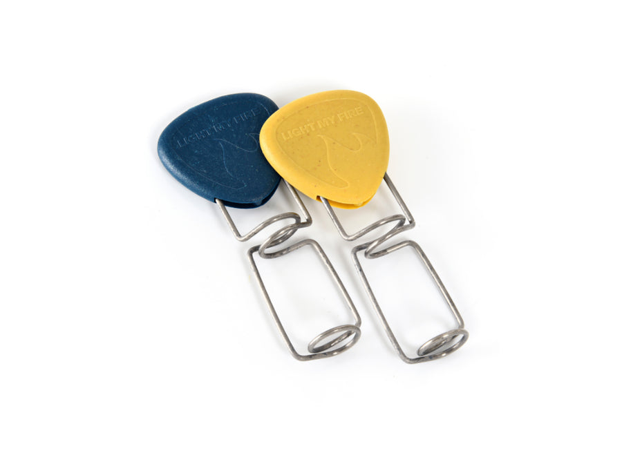 Light My Fire GrandPa's FireFork 2-Pack - Musty Yellow/Hazy Blue