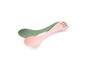 Light My Fire Spork Original 2-Pack - Sandy Green/Dusty Pink