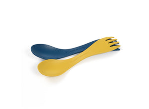 Light My Fire Spork Little 2-Pack - Musty Yellow/Hazy Blue