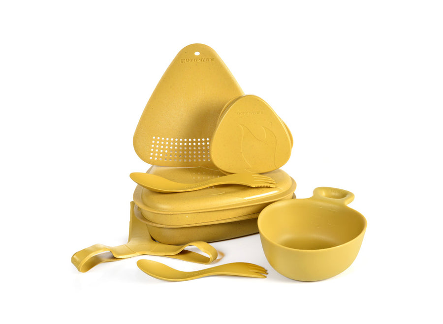 Light My Fire Outdoor MealKit 8pcs - Musty Yellow