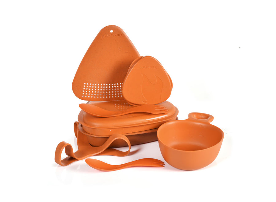 Light My Fire Outdoor MealKit 8pcs - Rusty Orange