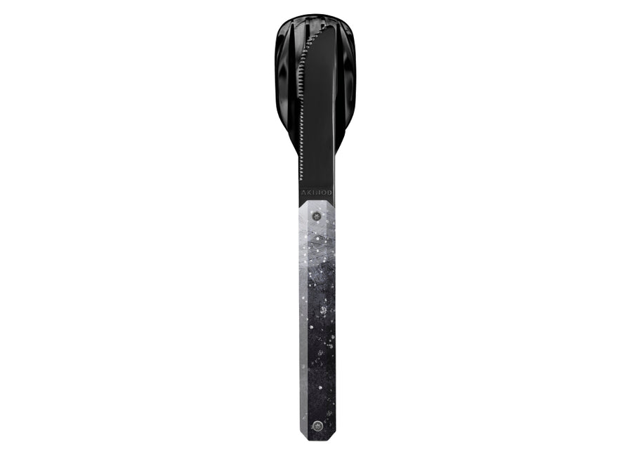 Akinod Straight Magnetic Cutlery (Black Mirror Finish)