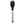Akinod Straight Magnetic Cutlery (Black Mirror Finish)