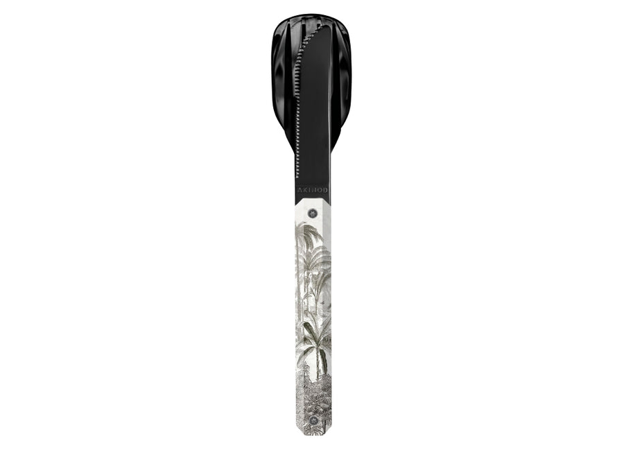 Akinod Straight Magnetic Cutlery (Black Mirror Finish)