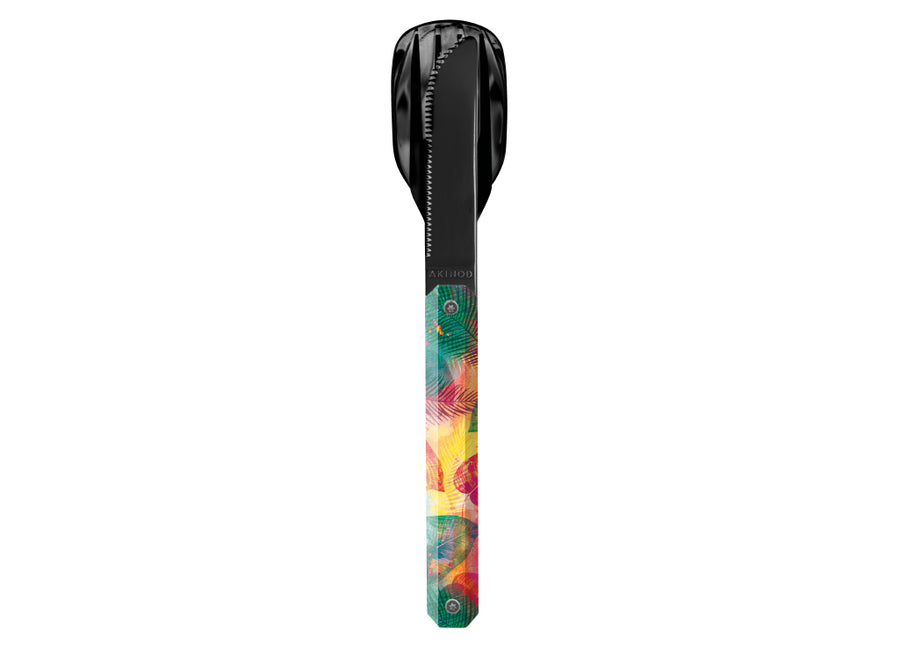 Akinod Straight Magnetic Cutlery (Black Mirror Finish) - Sunset