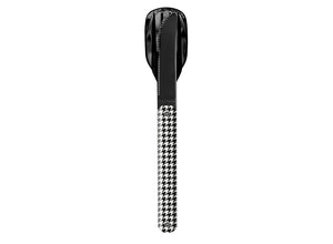 Akinod Straight Magnetic Cutlery (Black Mirror Finish) - Houndstooth