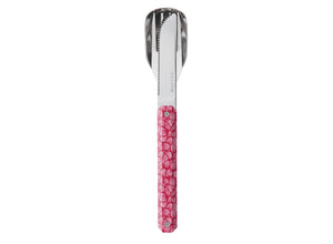 Akinod Straight Magnetic Cutlery (Mirror Finish) - Delicate Pink