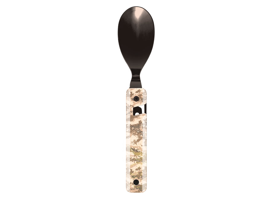 Akinod Multifunction Magnetic Cutlery (Black Mirror Finish) - Pixel Camo