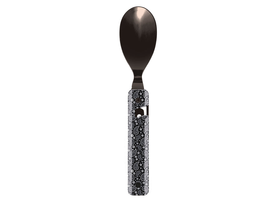 Akinod Multifunction Magnetic Cutlery (Black Mirror Finish) - Black Bandana