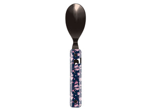 Akinod Multifunction Magnetic Cutlery (Black Mirror Finish) - Cherry Blossom