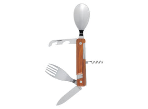 Akinod Multifunction Magnetic Cutlery (Mirror Finish) - Coral Wood