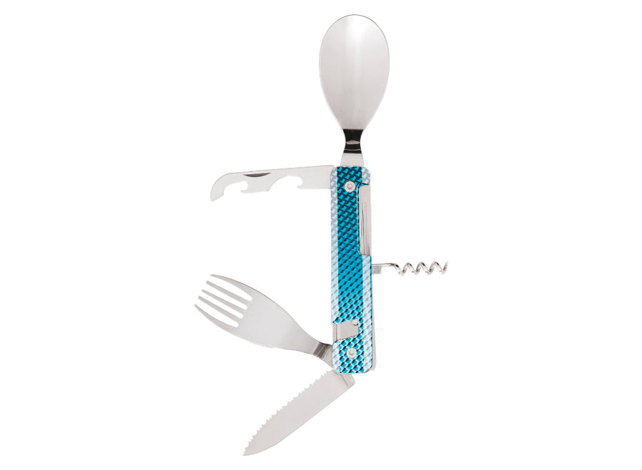 Akinod Multifunction Magnetic Cutlery (Mirror Finish) - Blue Mosaic