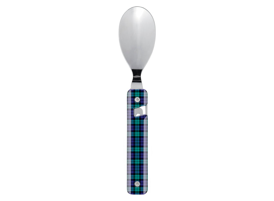 Akinod Multifunction Magnetic Cutlery (Mirror Finish) - Green Tartan