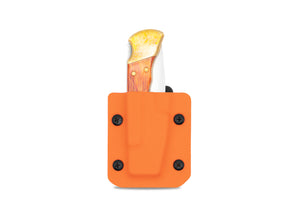 Clip & Carry Kydex Sheath: Buck 110 & 112 Folding Knife - Orange