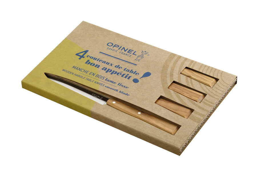 Opinel Bon Appetit 4pc Table Knife Box Set - South