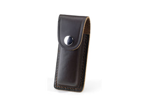 Whitby Dark Brown Leather Sheath - 4"