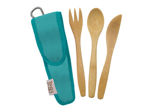 To-Go Ware Bamboo Kids Utensil Set - Berry