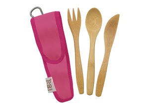 To-Go Ware Bamboo Kids Utensil Set - Melon