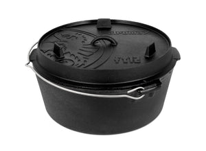 Petromax 10.8L Cast Iron Dutch Oven