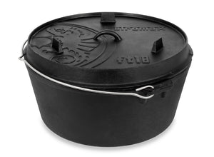 Petromax 16.1L Cast Iron Dutch Oven with Legs