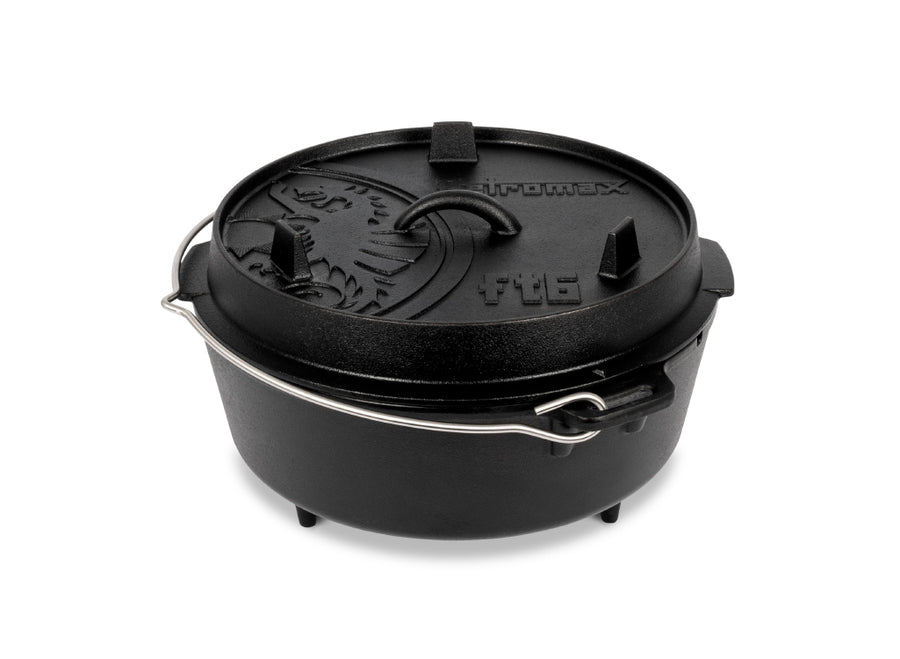 Petromax 5.5L Cast Iron Dutch Oven with Legs