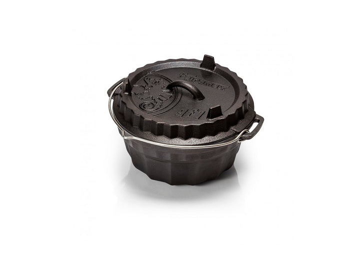 Petromax Cast Iron Ring Cake Pan with Tarte Case Lid