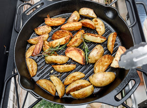 Petromax Cast Iron Grill Fire Skillet with Two Handles