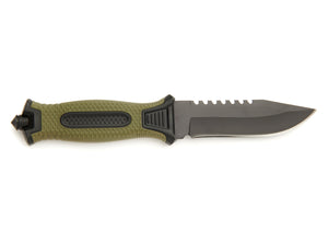 Whitby Outdoor Survival/Camping Sheath Knife with Sawtooth Blade (4.5")