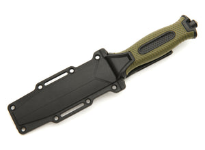 Whitby Outdoor Survival/Camping Sheath Knife with Sawtooth Blade (4.5")
