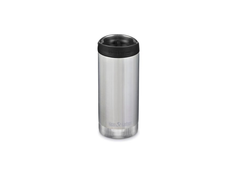 Klean Kanteen Insulated TKWide w/ Café Cap 355ml - Brushed Stainless